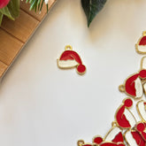 Santa Hat Enamel Craft Charm